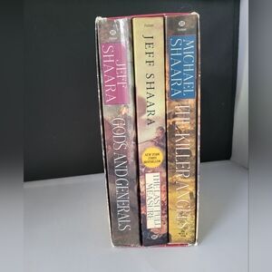 The Civil War Trilogy Box Set Shaara & Shaara Gods Angels Measure Used Good Cond